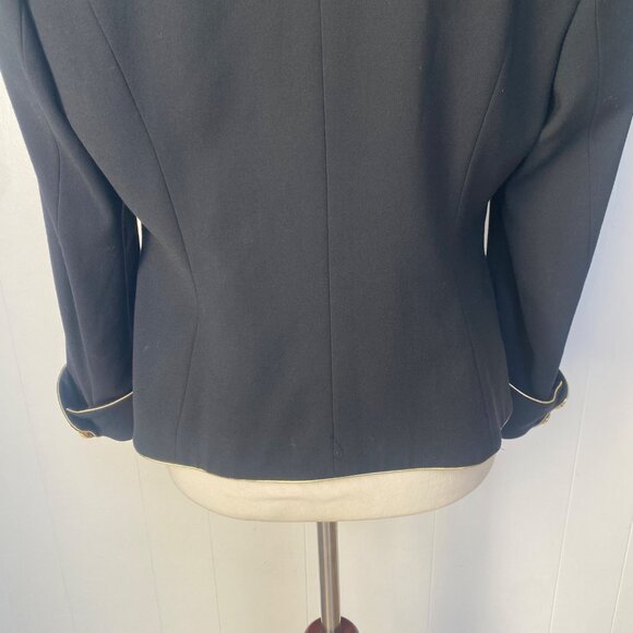 Escada Couture Button Down Jacket Blazer Wool Black - Picture 9 of 16